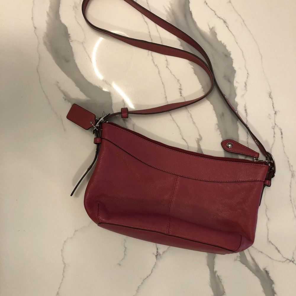 Coach Original Ashley Rose Pink Shoulder Bag C-1220-F15512 - Picture 3 of 9